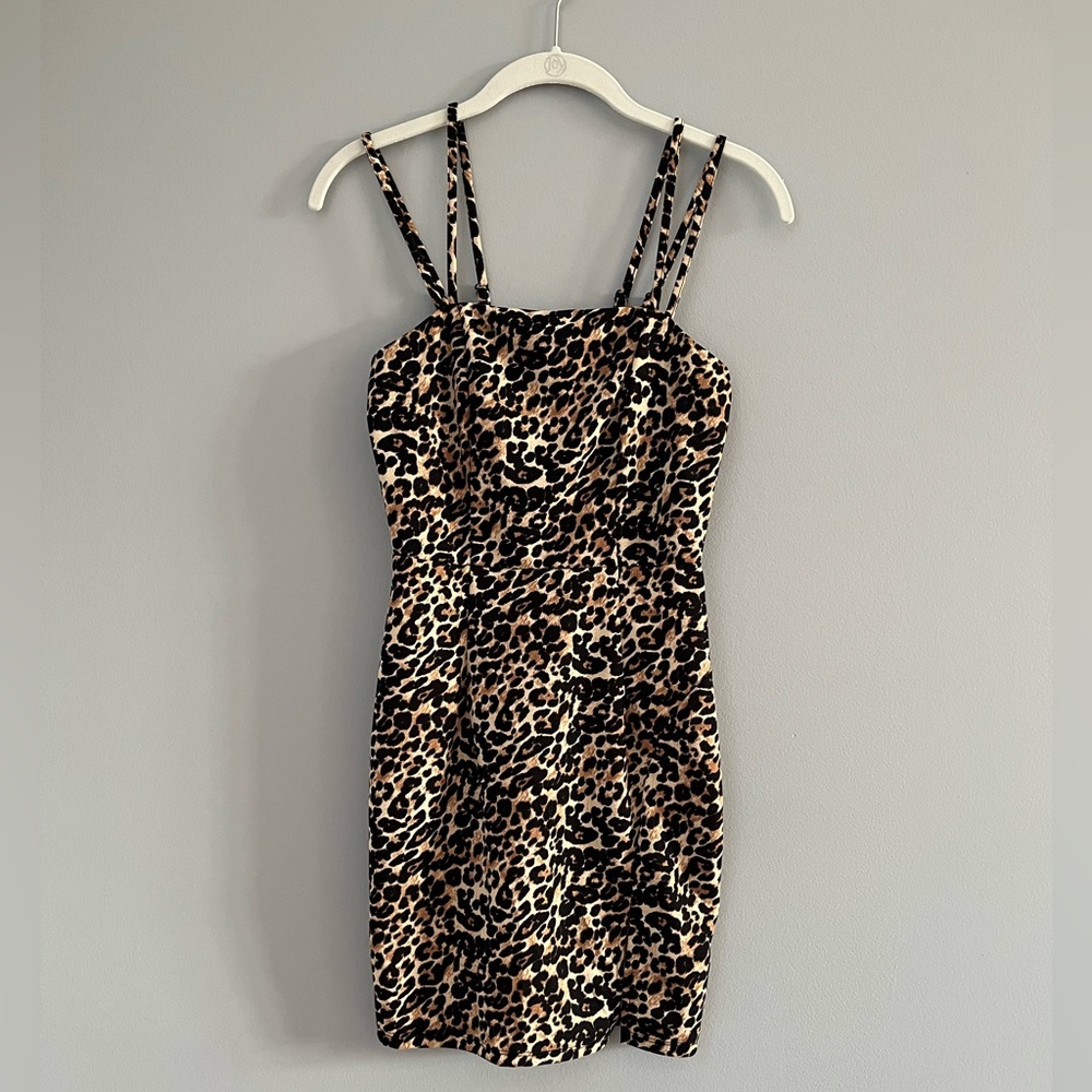 Leopard Cheetah Animal Print Dress